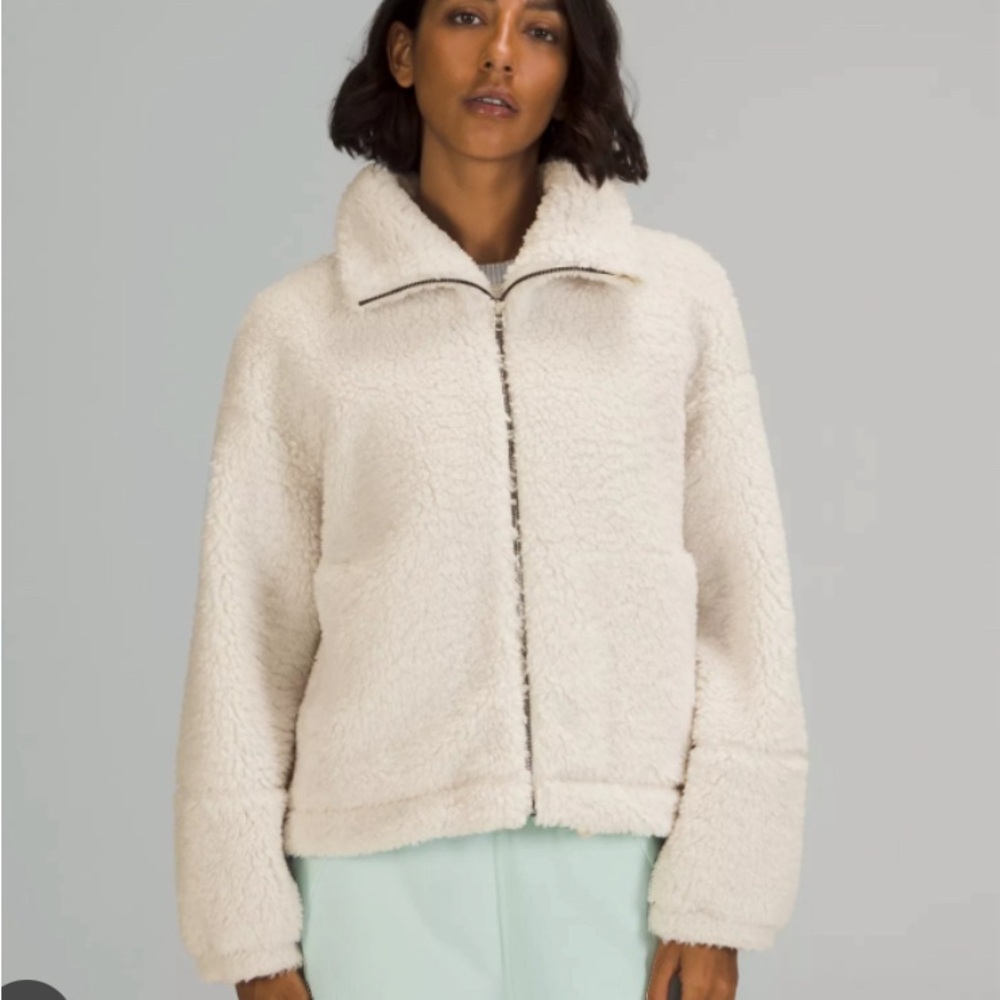 Lululemon Cinchable Fleece Zip Up
